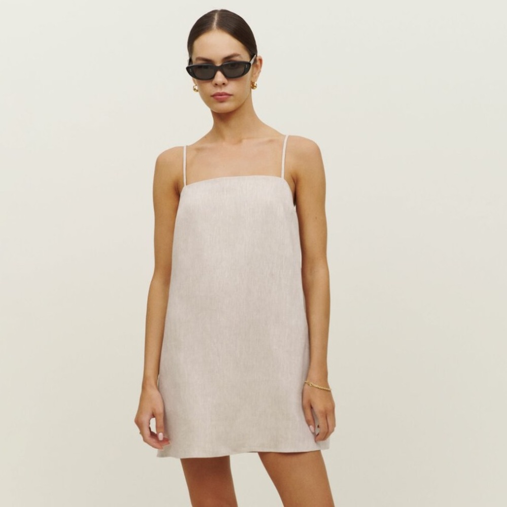 Reformation Aubree Linen Dress